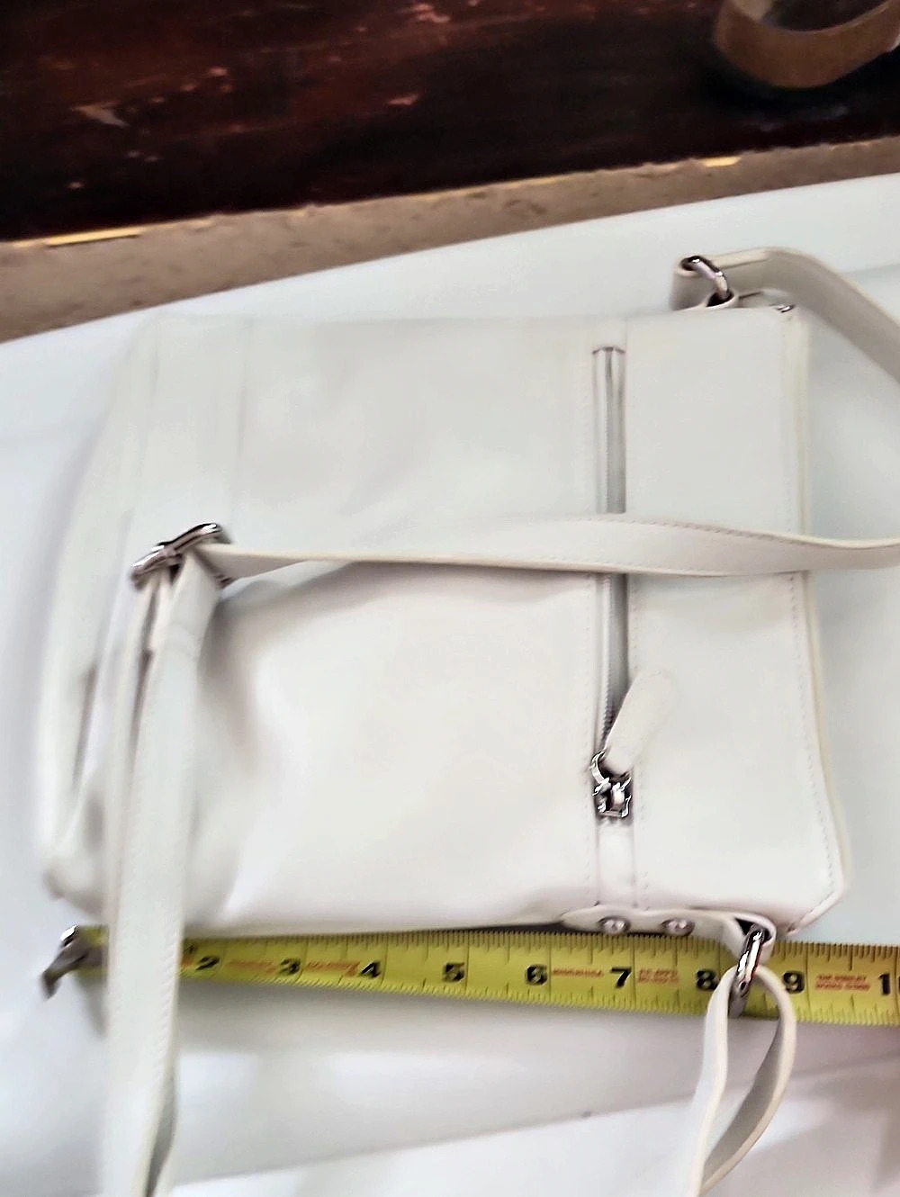 Giani Bernini White Shoulder Bag